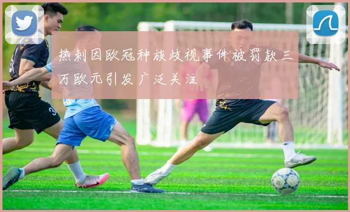热刺因欧冠种族歧视事件被罚款三万欧元引发广泛关注