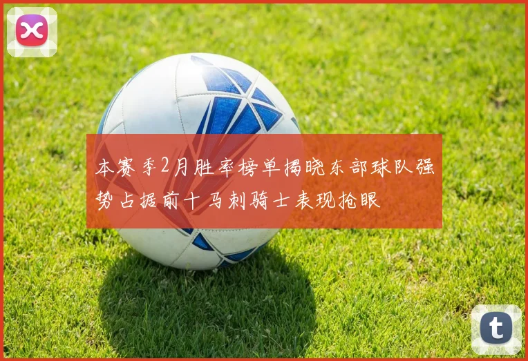 本赛季2月胜率榜单揭晓东部球队强势占据前十马刺骑士表现抢眼